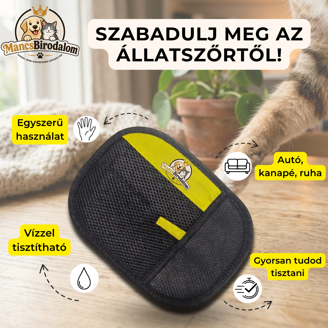 MancsKesztyű™ - Egyszerű szőreltávolító