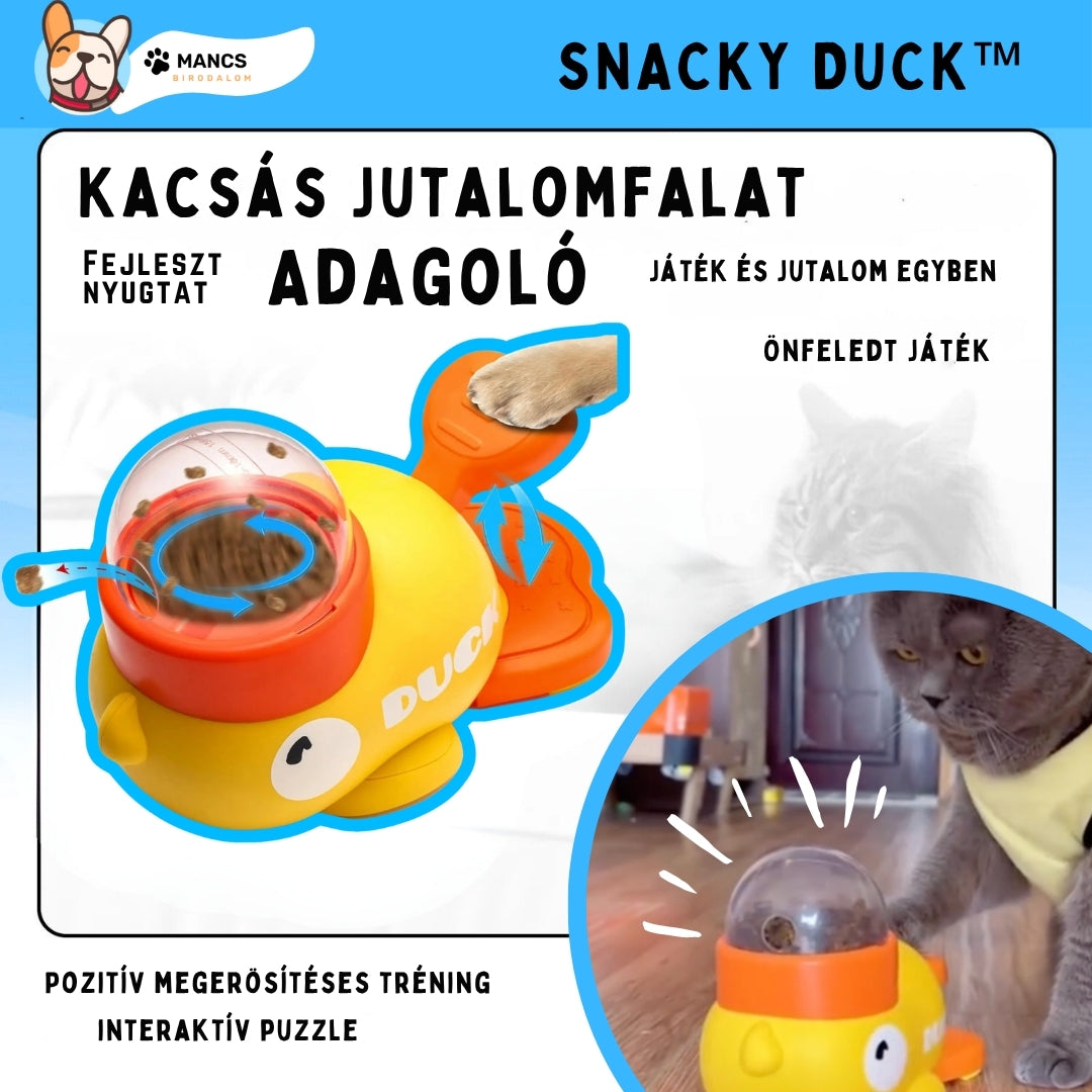 Snacky Duck™ - 2in1 Interaktív Jutalomfalat Adagoló